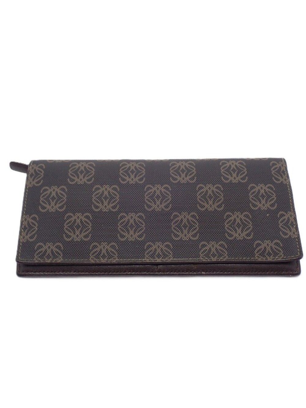 Loewe Anagram Wallet Billfold Brown